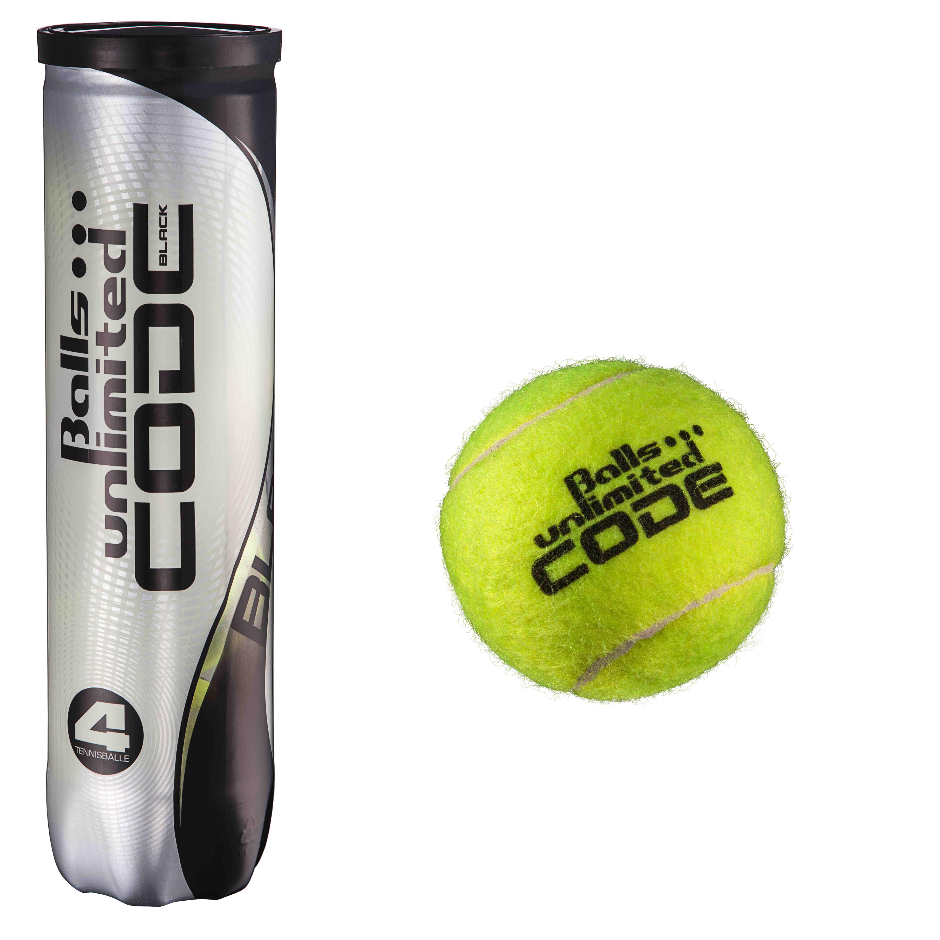 online kaufen Tennis-Point Balls Unlimited Code Black 4er Dose