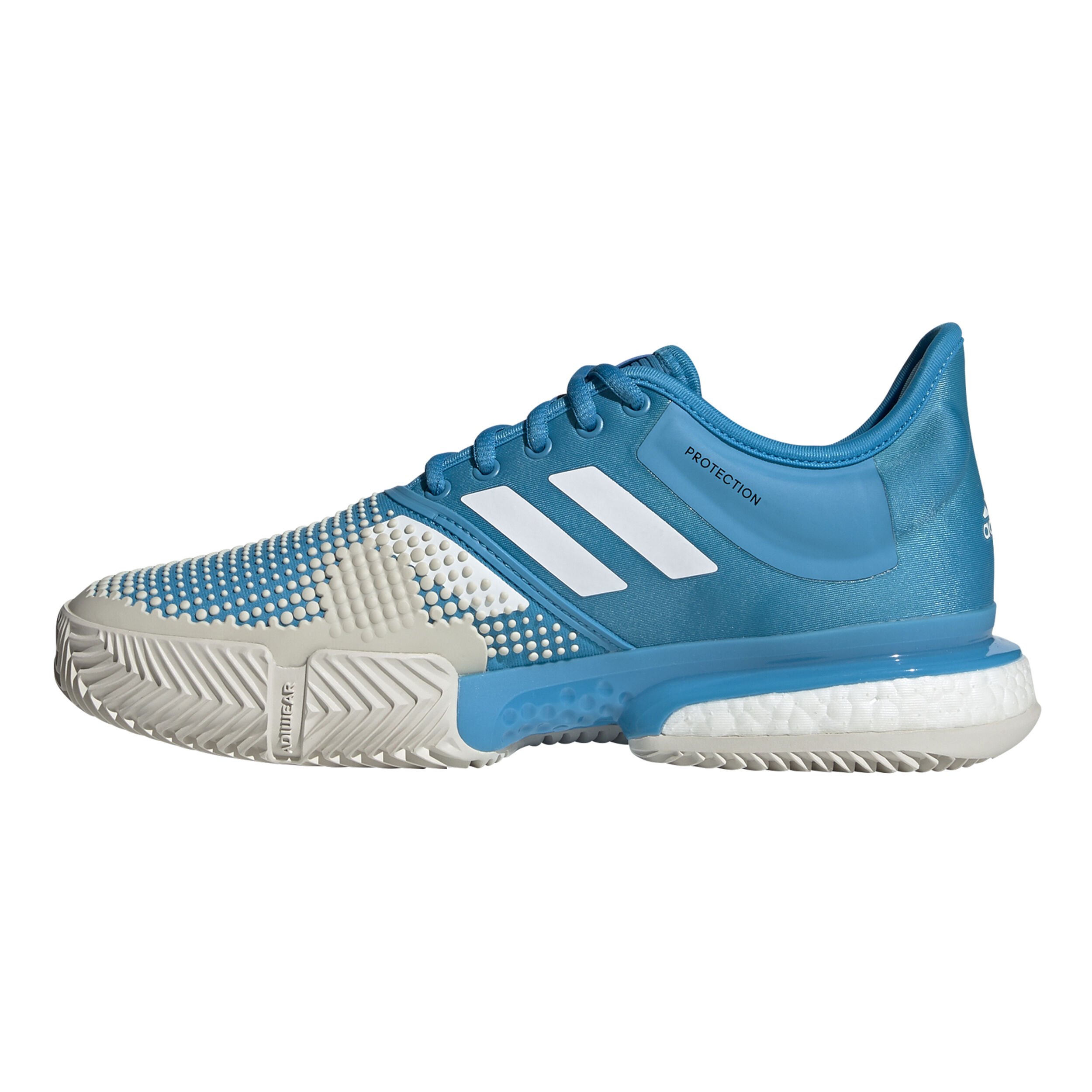Sole Court Boost Clay Sandplatzschuh Damen Blau WeiB