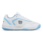 Wilson Tennisschuhe Wilson Court Glide Allcourtschuh Damen - weiß, hellblau