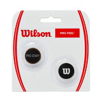 Wilson Schl&auml;gerzubeh&ouml;r Wilson Pro Staff Pro Feel Pro Staff D&auml;mpfer 2er Pack-Schwarz,Silber