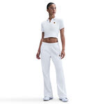Nike Bekleidung Nike Court Heritage Crop Polo Damen-Weiß