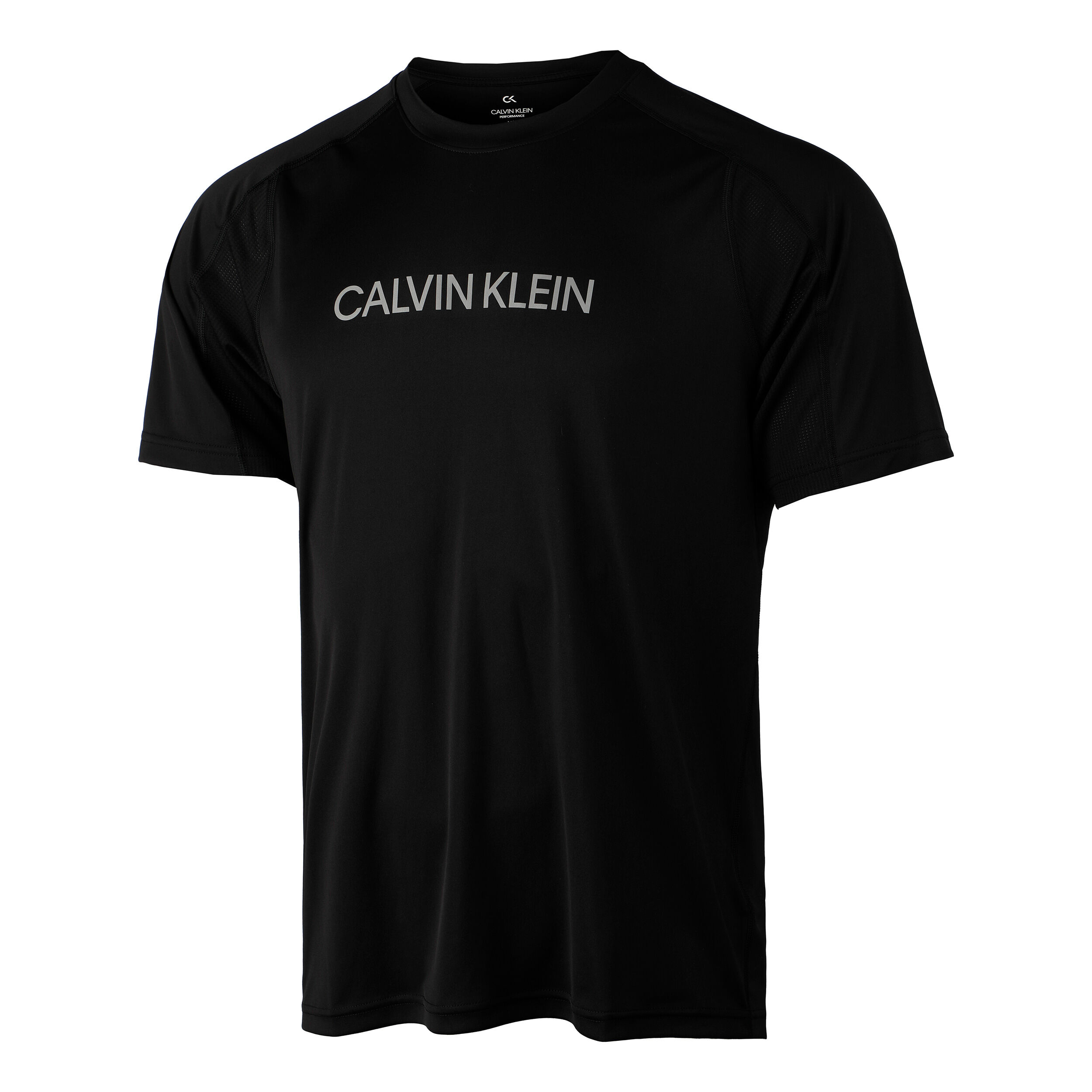 Black calvin klein t shirt mens clearance