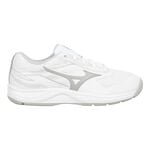 Mizuno Tennisschuhe Mizuno Break Shot 5 Teppichschuh Damen-Wei&szlig;,Grau