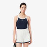 Tank-Top Damen-Dunkelblau,Weiß