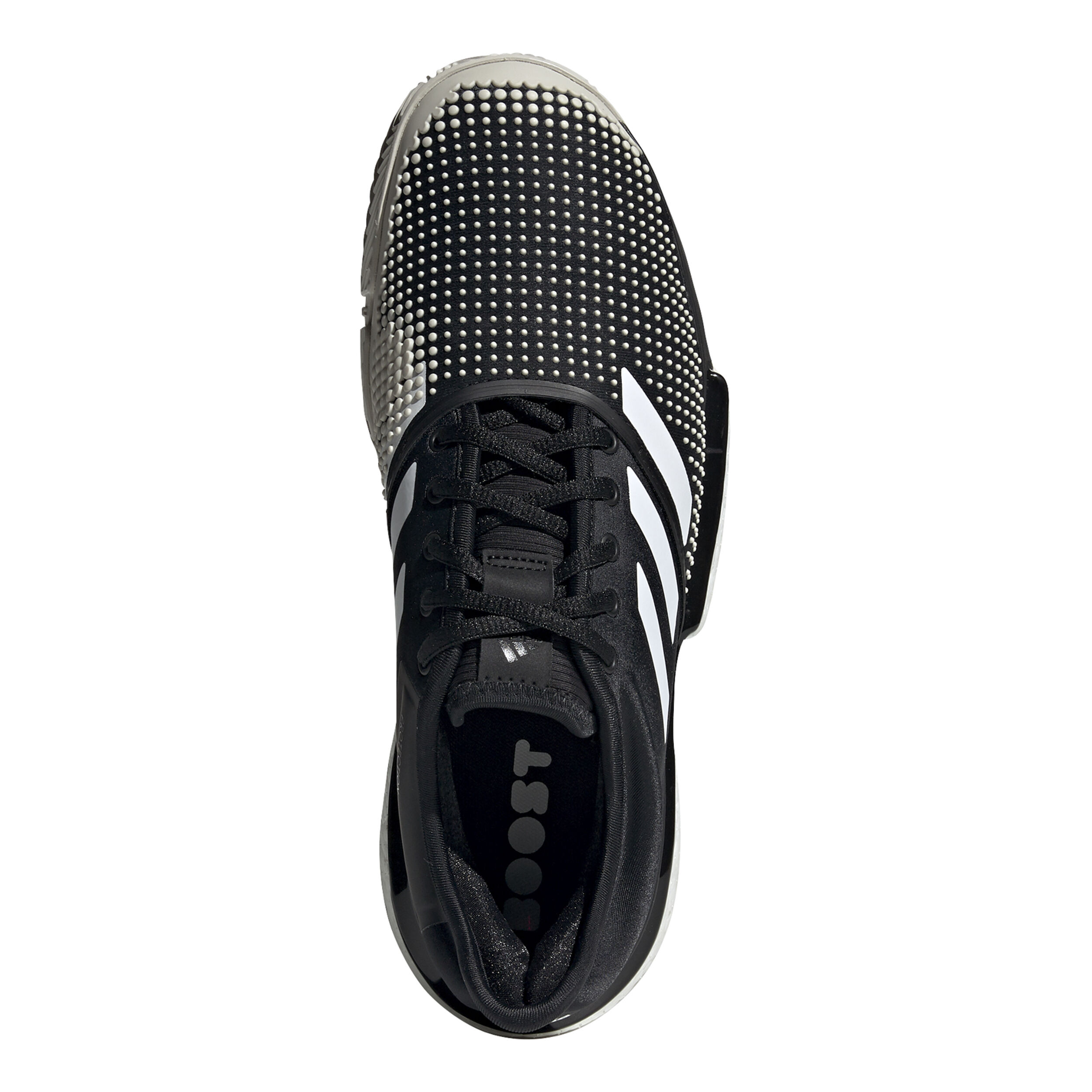 SoleCourt Boost Clay Sandplatzschuh Herren Schwarz WeiB