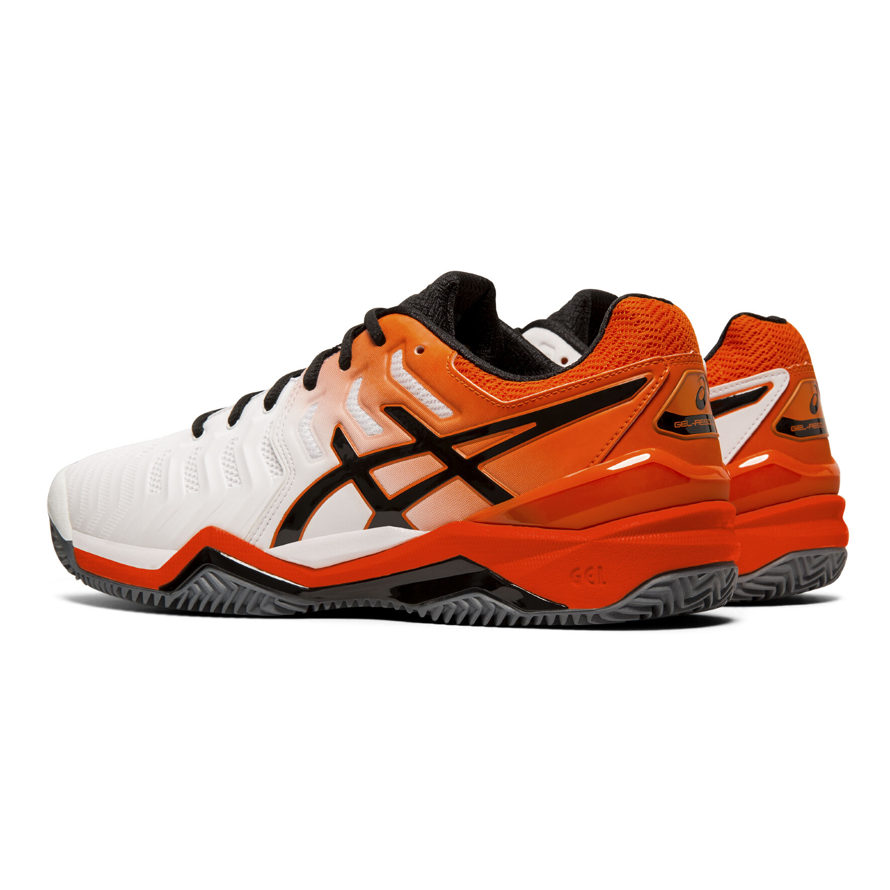 Asics gel resolution 7 clay 2019 rot/schwarz tennisschuhe herren shop