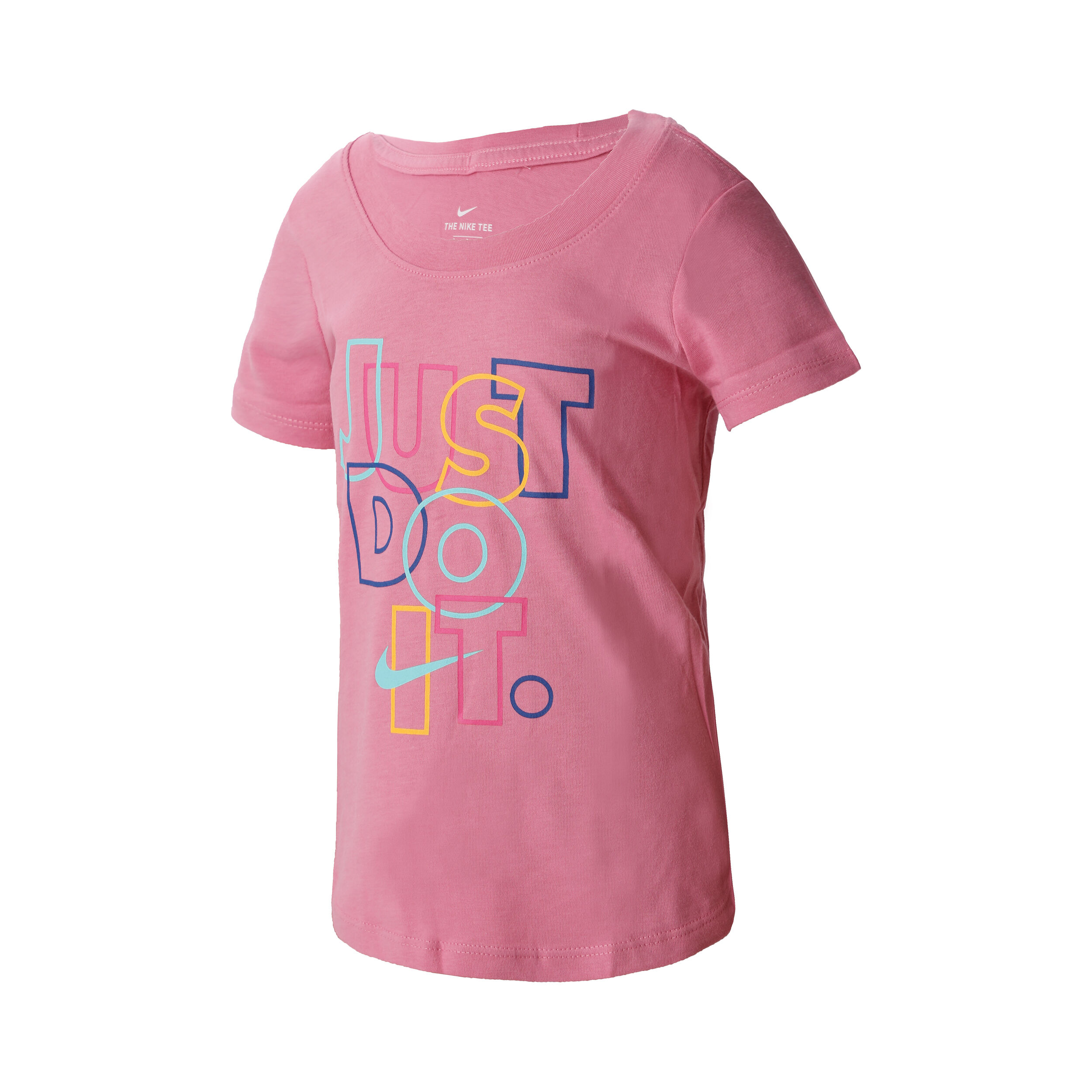 Pink nike just do it t shirt clearance