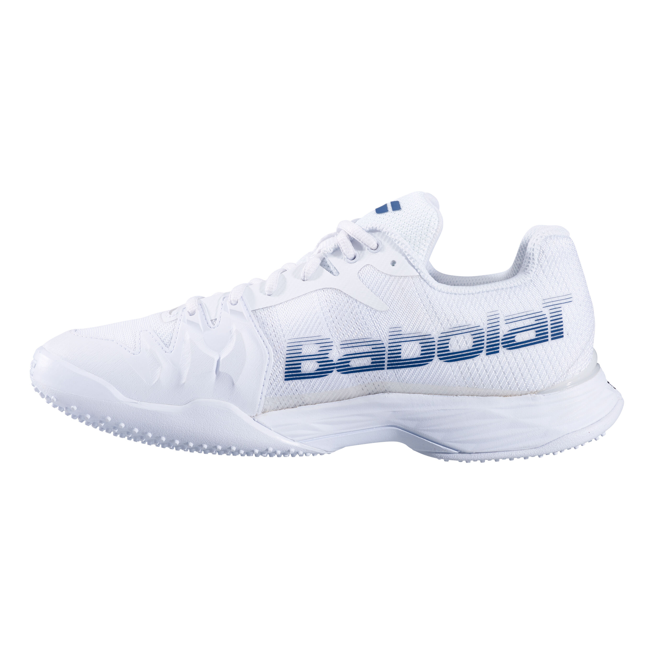 Jet Mach II Grass Rasenschuh Herren WeiB Dunkelblau