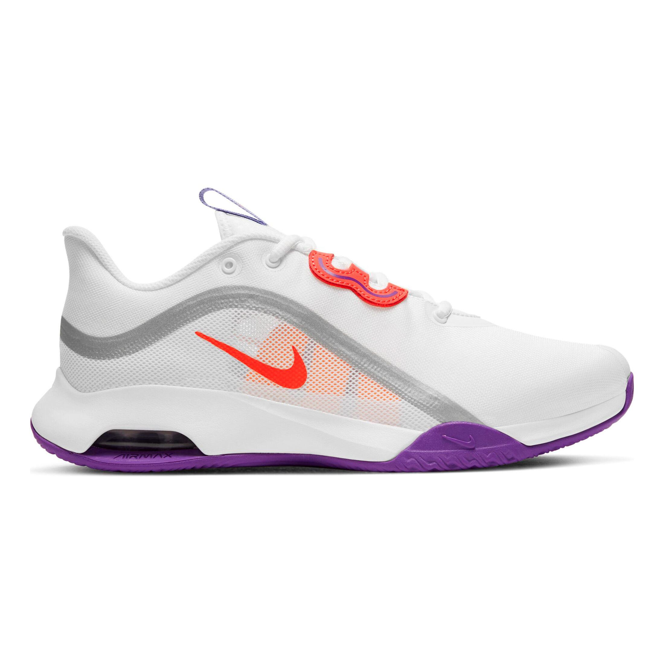 Air Max Volley Allcourtschuh Damen WeiB Orange