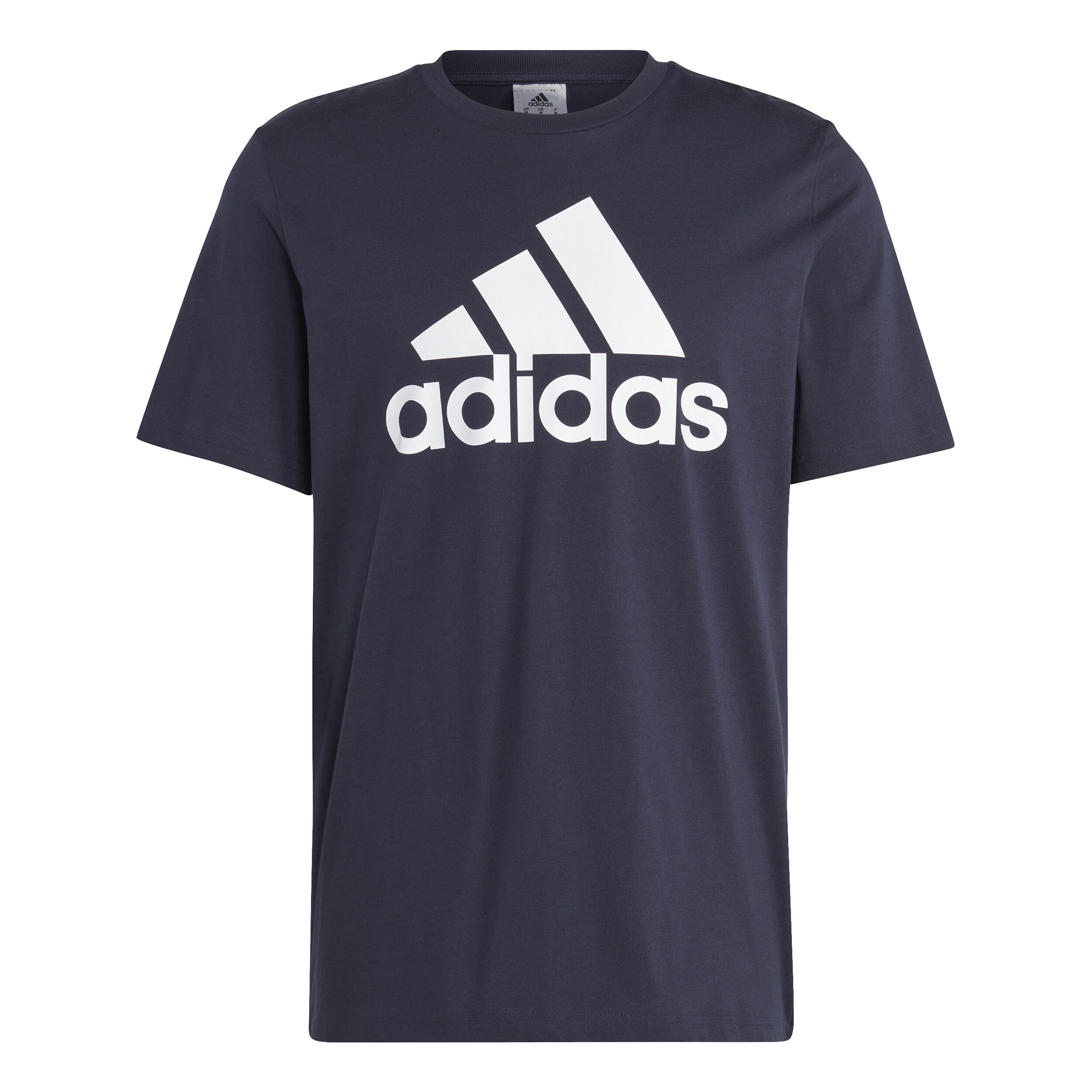 Big Logo T Shirt Herren Schwarz WeiB