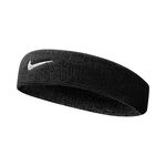 Nike Bekleidung Nike Swoosh Stirnband-Schwarz,Weiß