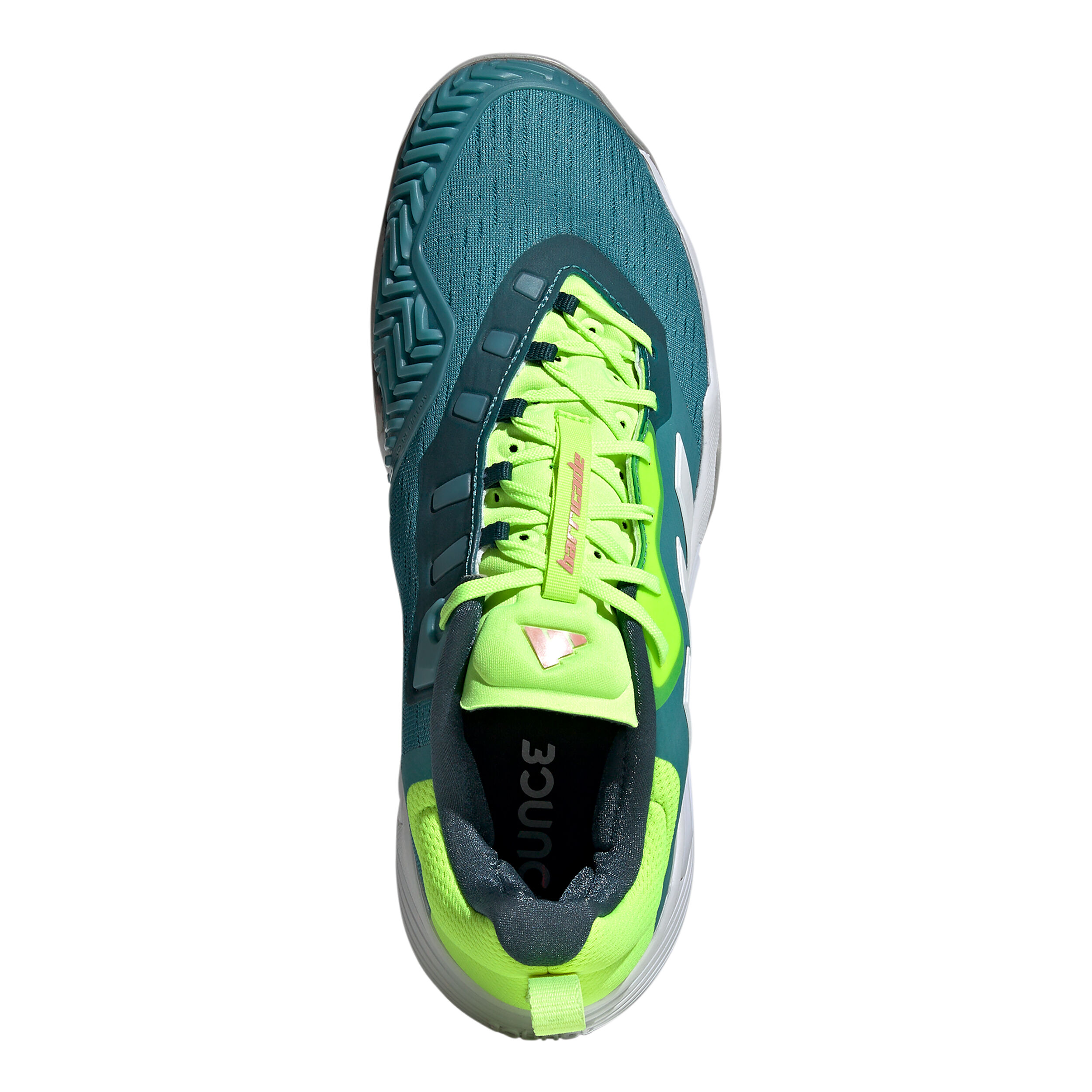 Barricade Sandplatzschuh Herren Petrol Neongrun