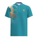 BIDI BADU Bekleidung BIDI BADU Melbourne 2025 Polo Herren-Petrol,Orange