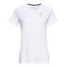Crew Neck Essential Chill-Tech Laufshirt Damen-Wei&szlig;