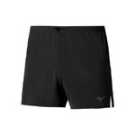 Mizuno Bekleidung Mizuno Aero 4.5in Shorts Herren-Schwarz