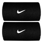 Nike Bekleidung Nike Swoosh Classic Doublewide Schweißband Unisex - schwarz, weiß