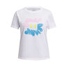 Bubble T-Shirt Mädchen-Weiß