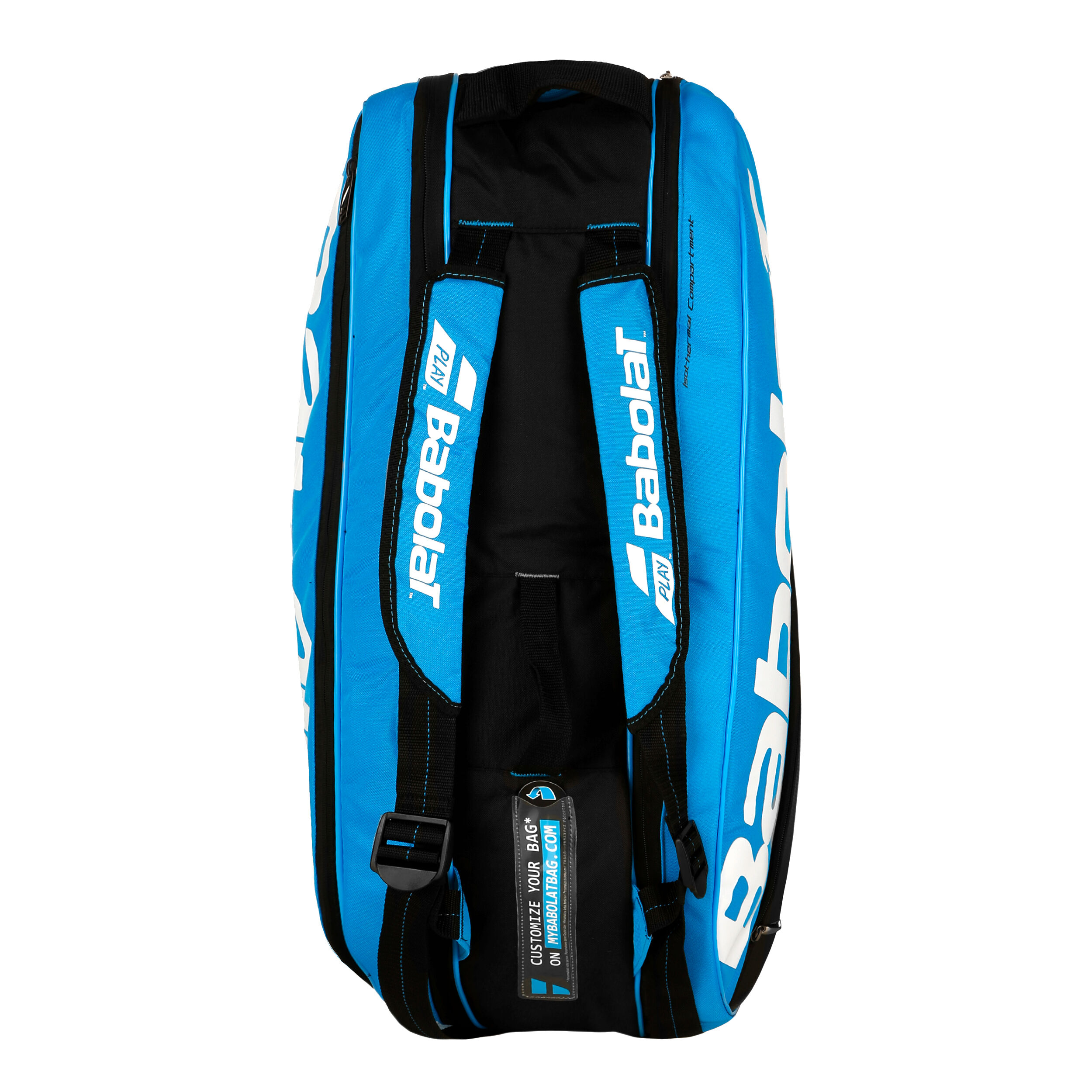 Pure Drive Racket Holder X6 Schlagertasche Hellblau Schwarz