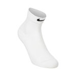 Nike Bekleidung Nike Fast Midweight Ankle Laufsocken Unisex - wei&szlig;, neongr&uuml;n