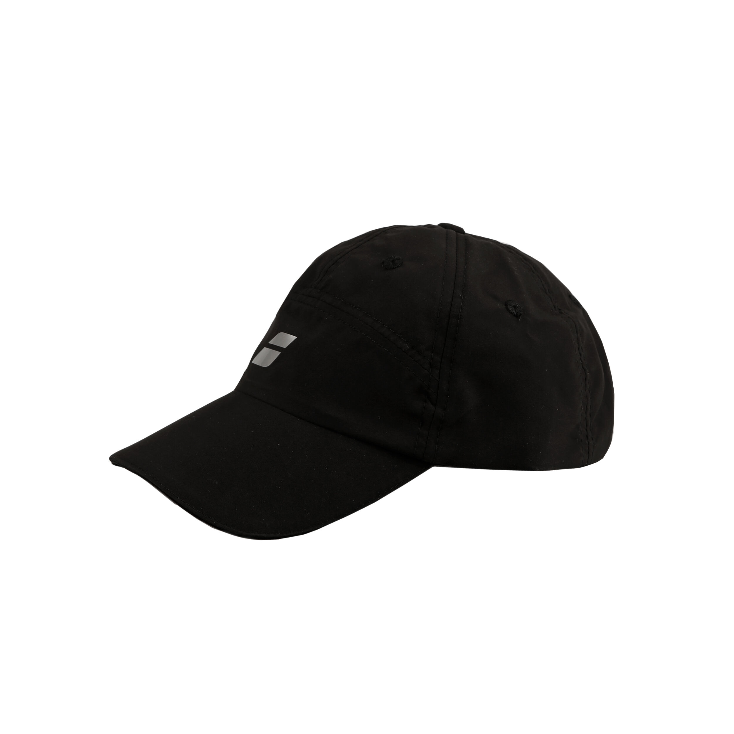 Microfibre Cap Schwarz Silber
