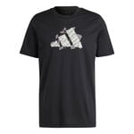 adidas Bekleidung adidas CLUB GRAPH T-Shirt Herren - schwarz, grün