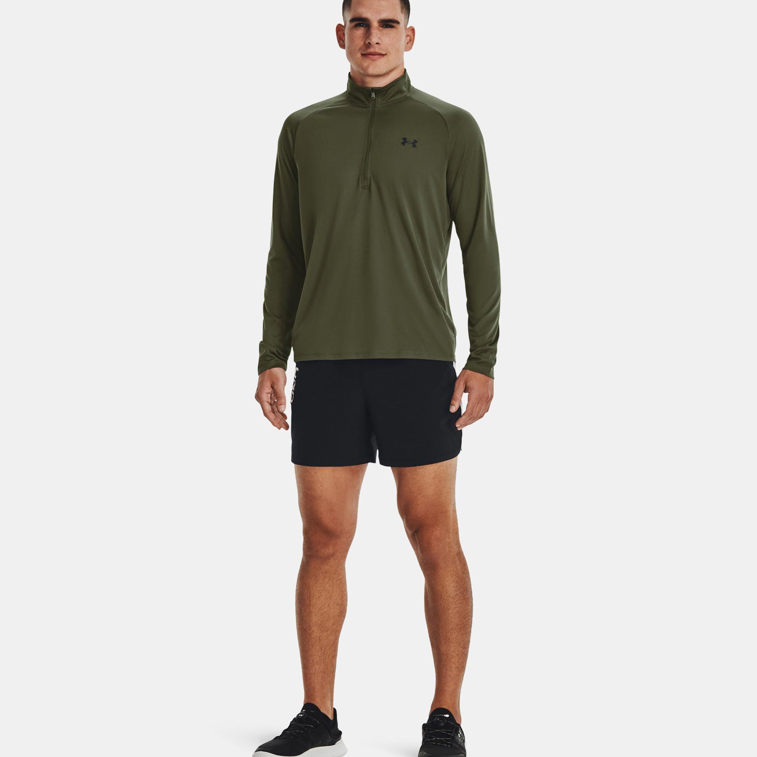 Under Armour Tech 2.0 Half Zip Longsleeve Herren Grun online kaufen Tennis Point DE