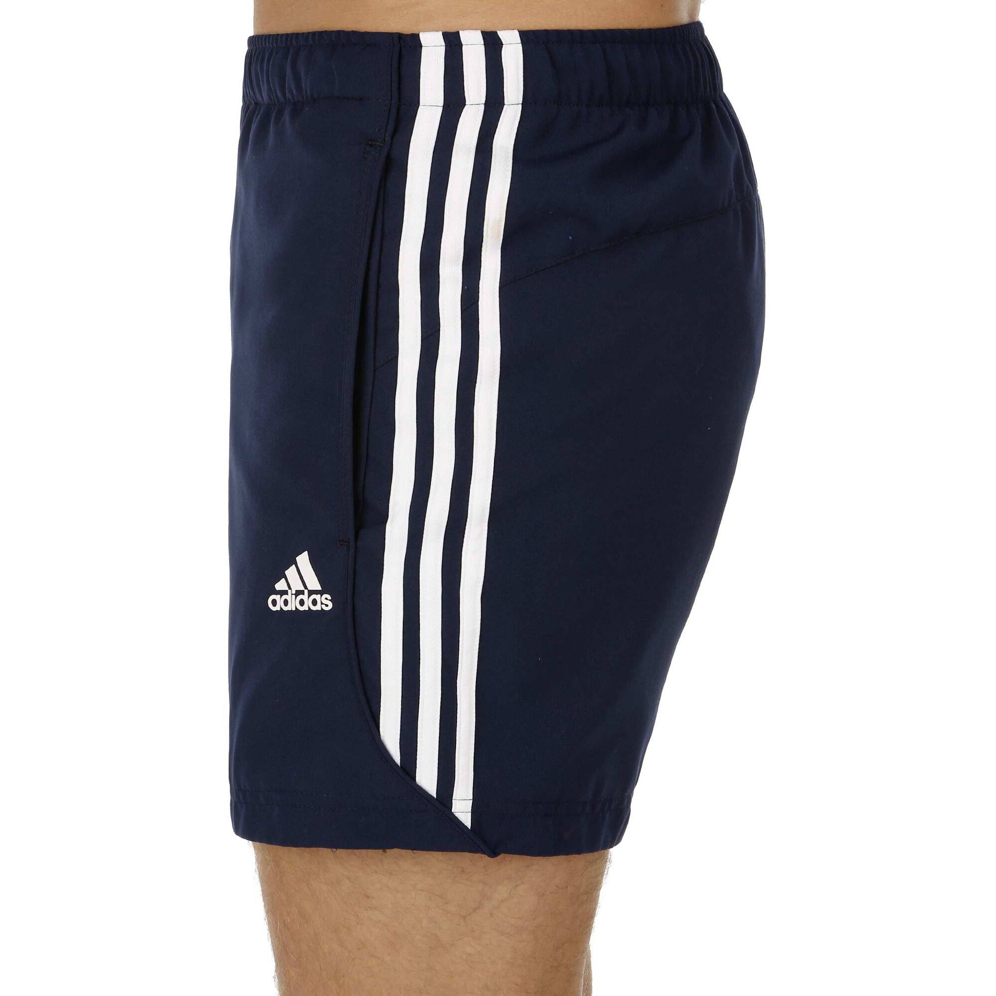 Adidas Essentials 3 Stripes Chelsea Shorts Herren Dunkelblau Weiss Online Kaufen Tennis Point