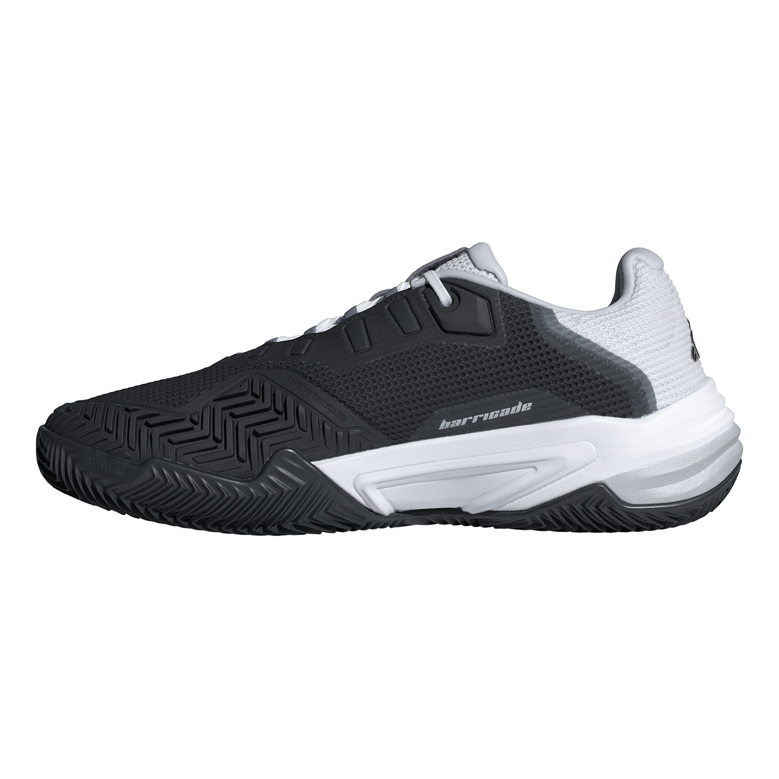 Barricade 13 Sandplatzschuh Herren Schwarz WeiB