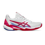 ASICS Tennisschuhe ASICS Solution Speed FF 3 Sandplatzschuh Damen-Weiß,Berry