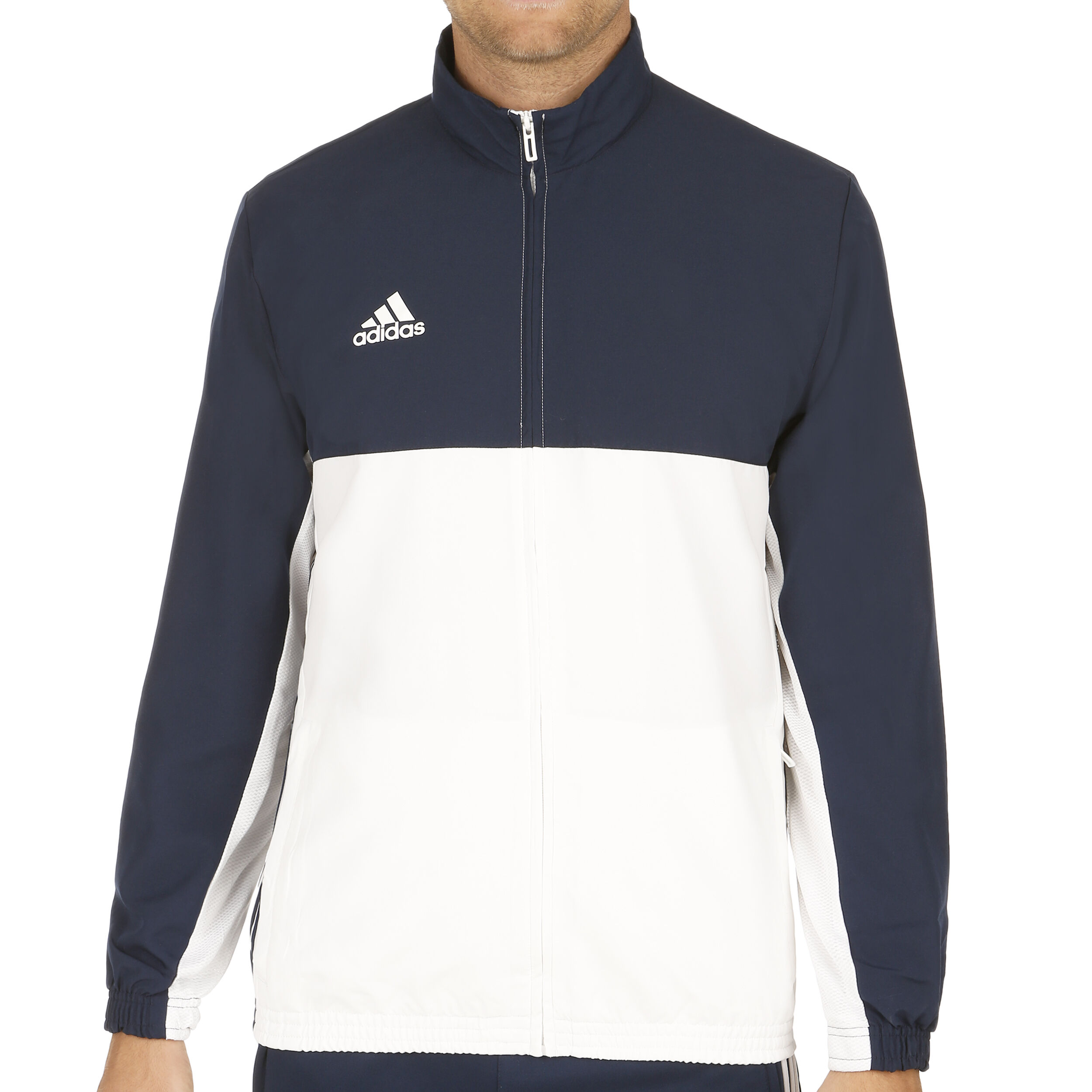T16 Team Jacket Trainingsjacke Herren Dunkelblau WeiB
