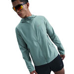 Nike Bekleidung Nike Miler Laufjacke Herren - türkis, silber
