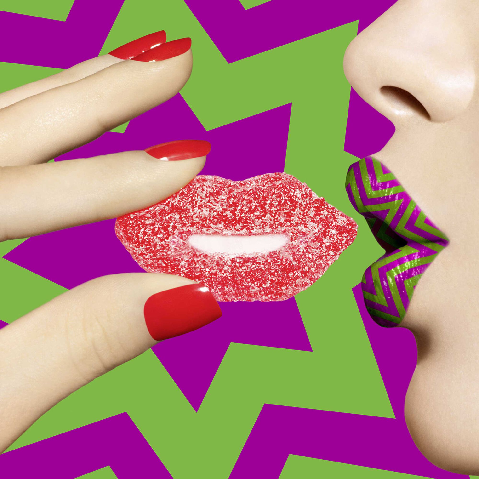 Sugarpova Flirty Sour Gummy Lips online kaufen | Tennis-Point