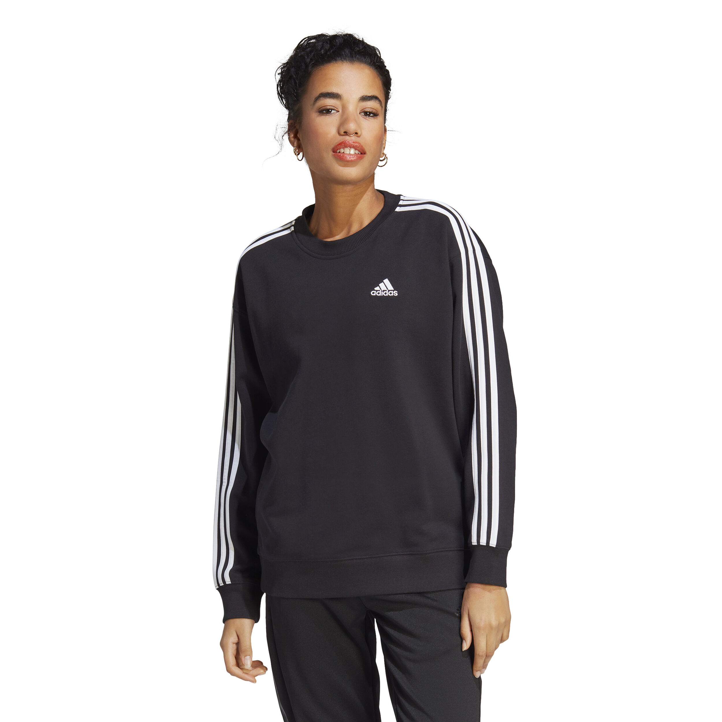 Adidas sweatshirt damen schwarz weiß new arrivals