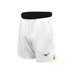 Mizuno Bekleidung Mizuno Daybreakers Amplify 8in Shorts Herren-Weiß,Zitronengelb