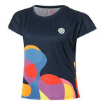 BIDI BADU Bekleidung BIDI BADU Twiggy T-Shirt Damen-Dunkelblau,Mehrfarbig