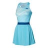 Charge Printed Kleid Damen - hellblau, 