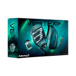 Bullpadel Schl&auml;gerpaket Padel Bullpadel Vertex 04 Pack Man Schl&auml;gerpaket Padel plus Rucksack-schwarz