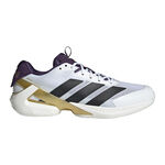 adidas Tennisschuhe adidas Adizero Ubersonic 5 Allcourtschuh Herren-Wei&szlig;aluminium,Gold