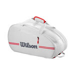 Wilson Wilson Tour Team Bag Padelschl&auml;gertasche-Wei&szlig;