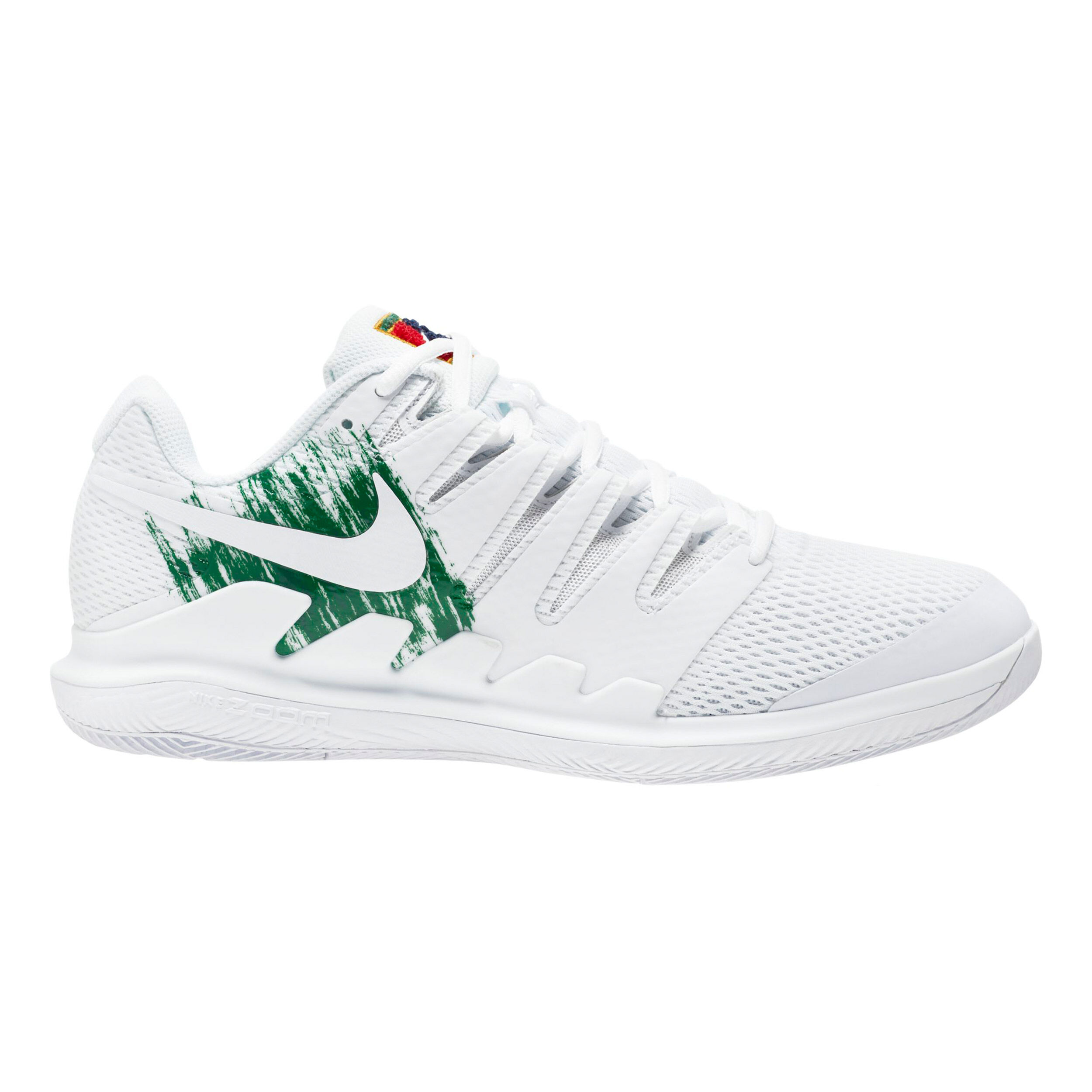 Air Zoom Vapor X HC Allcourtschuh Herren WeiB Grun