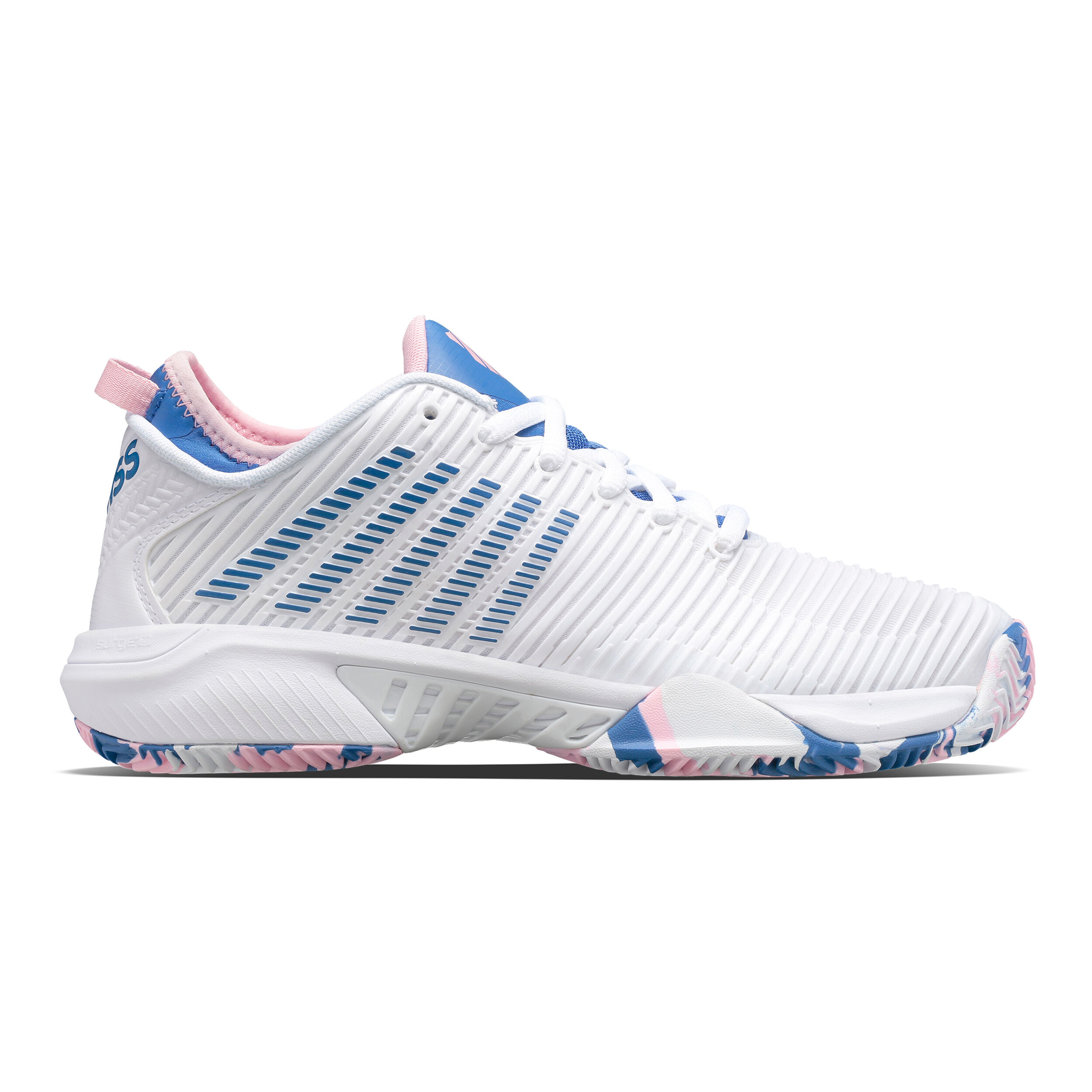K Swiss Hypercourt Supreme Sandplatzschuh Damen WeiB Blau online kaufen Tennis Point DE