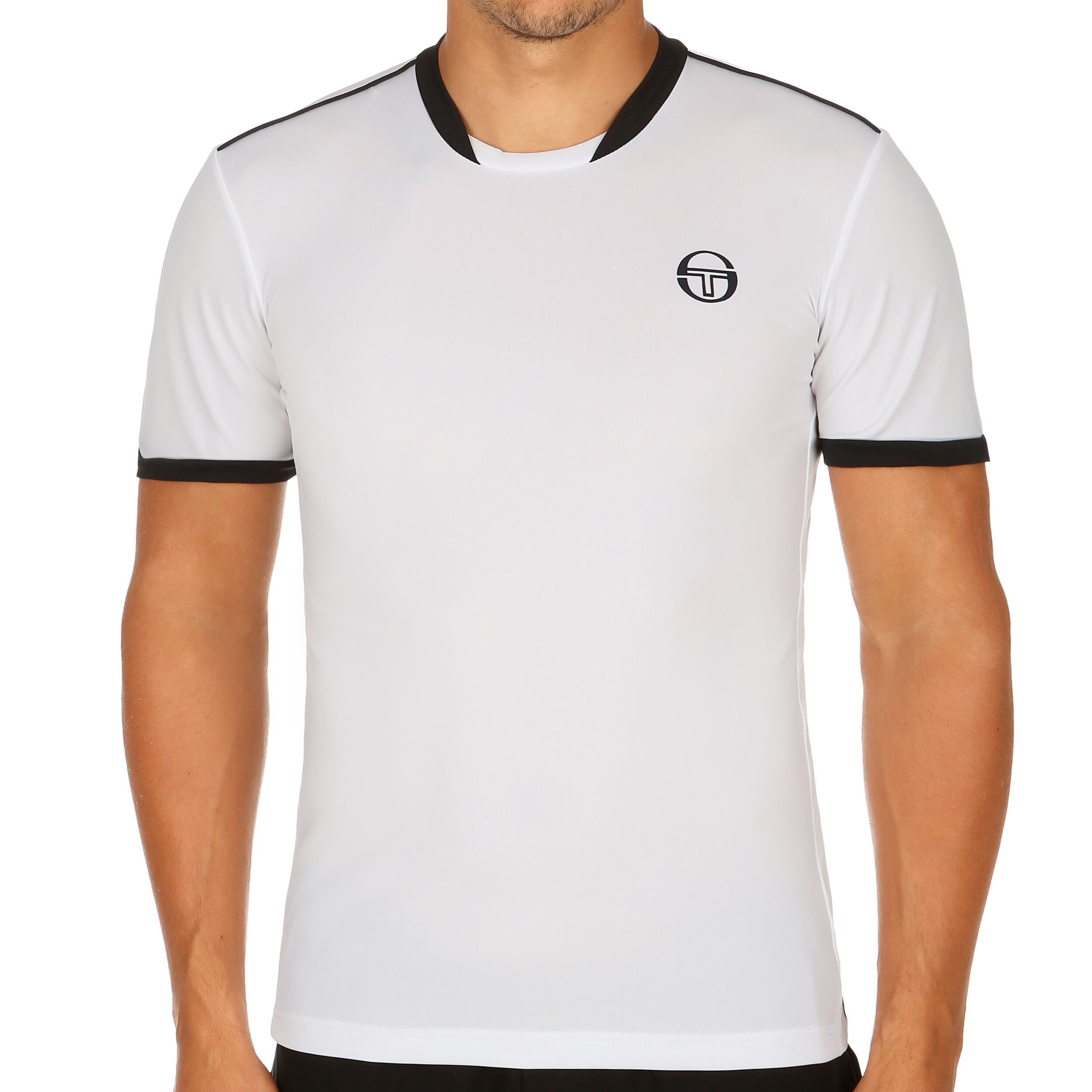 Sergio Tacchini Herren Club Tech T-Shirt  T-Shirt weiß NEU 