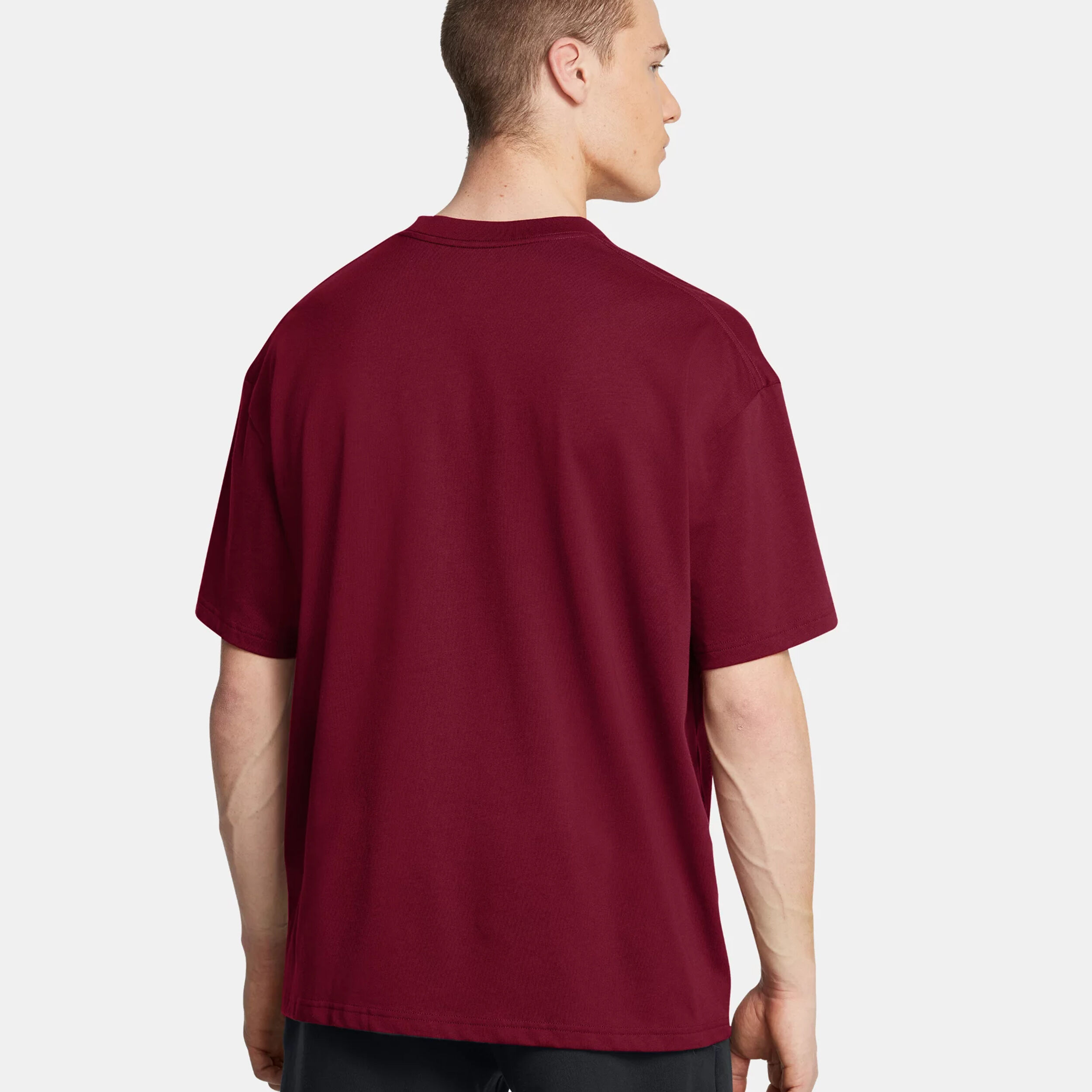 Under armour maroon t shirt on sale