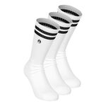 Quiet Please Bekleidung Quiet Please College Tennissocken 3er Pack-Weiß