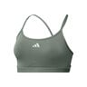 Aeroreact 3Stripes Sport-BH Damen-Salbei