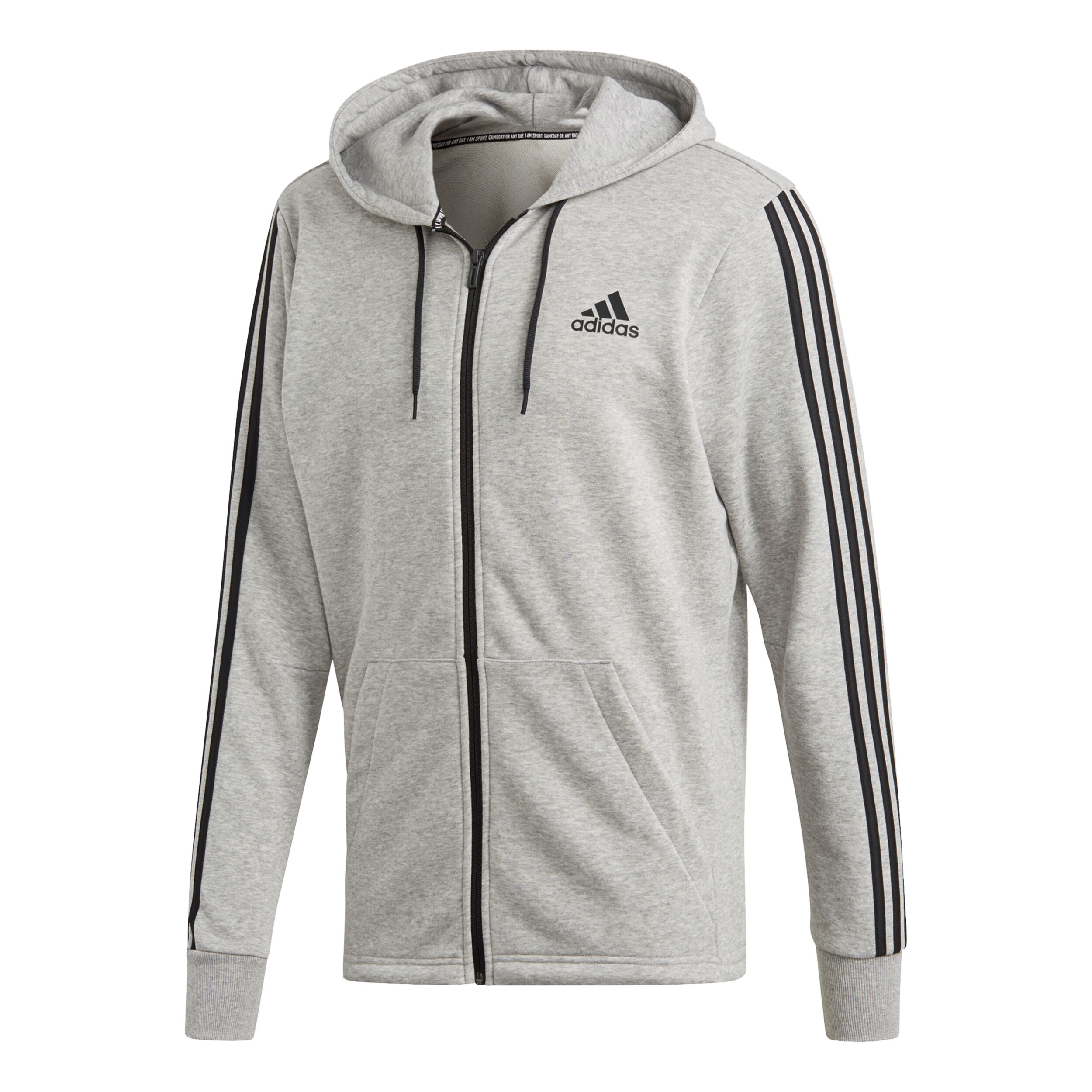 adidas Must Have 3 Stripes French Terry Full Zip Sweatjacke Adidas Must Haves 3 Stripes French Terry Full Zip Hoodie ab