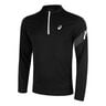 Icon 1/2 Zip Laufshirt Herren-Schwarz