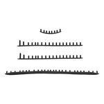 Tecnifibre Schl&auml;gerzubeh&ouml;r Tecnifibre T-Fight TF-40 18/20 &Ouml;senbandset-Schwarz