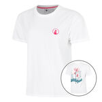Quiet Please Bekleidung Quiet Please Create Flower T-Shirt Damen-Wei&szlig;,Mehrfarbig