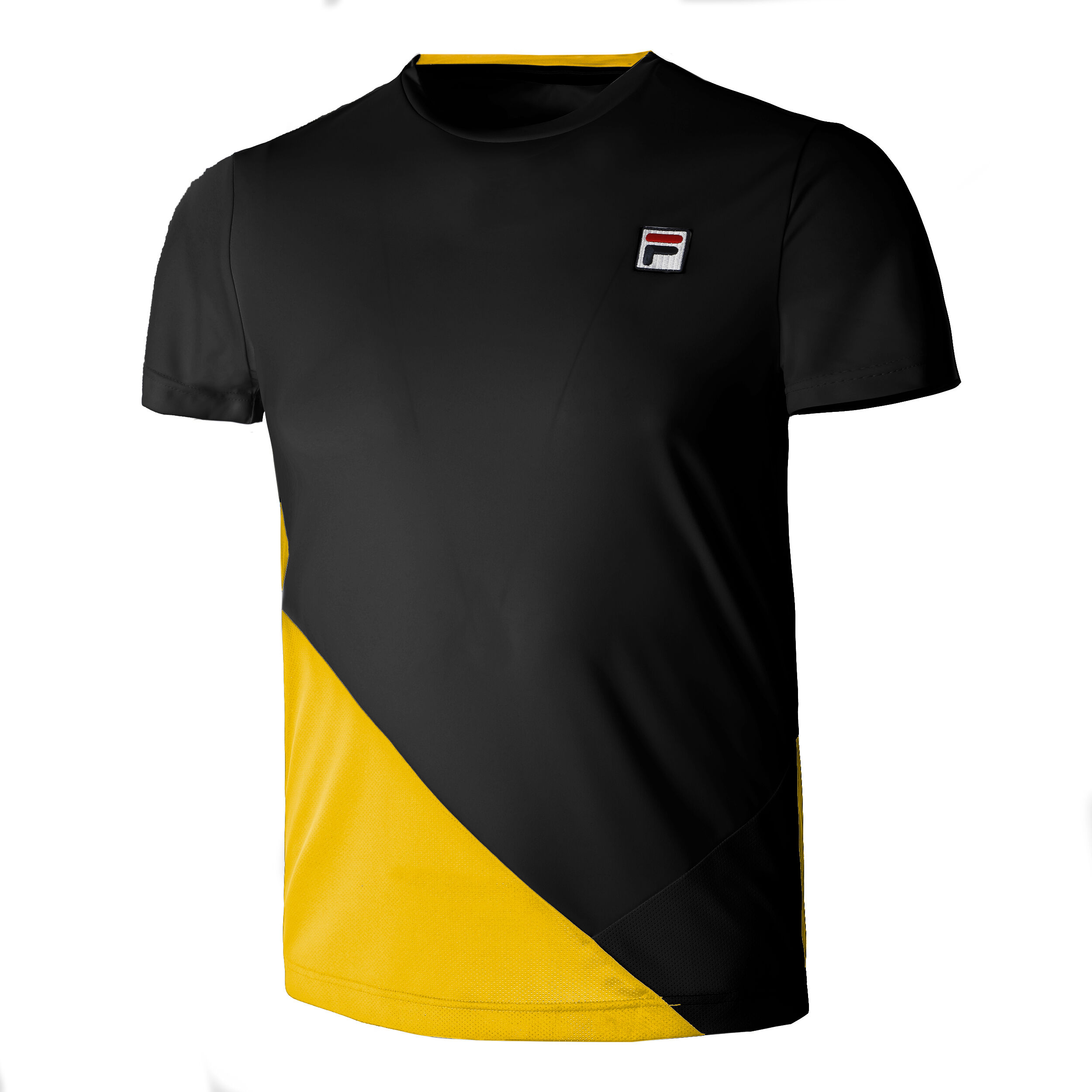 Black and yellow fila shirt 2025